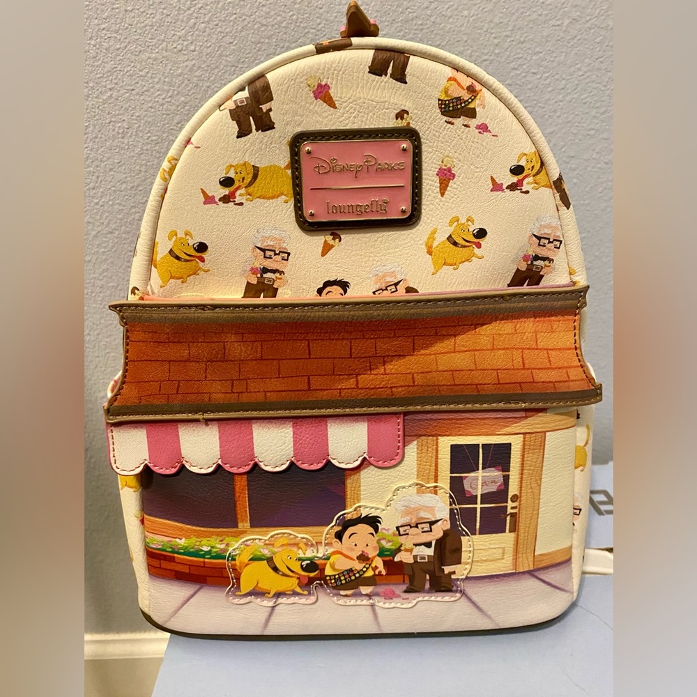 Loungefly Disney Parks Up Ice Cream Shop Mini backpack